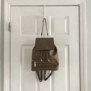 Faux Leather Backpack